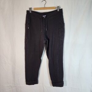 Patagonia Pants Womens M Tapered Cuffed Organic Cotton Stretch Side Pockets